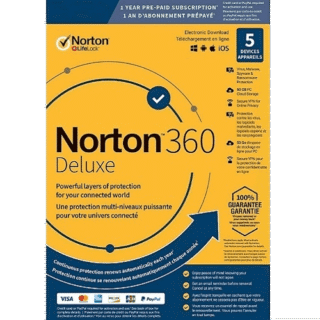 Norton 360 Deluxe – 1-Year / 5-Device – Global