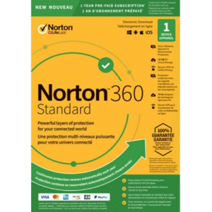 Norton 360 Standard – 1-Year / 1-Device